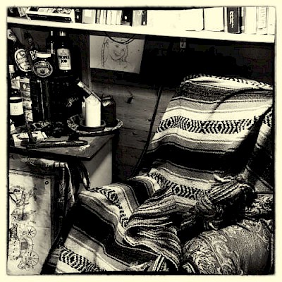 The shed is a possible recording location